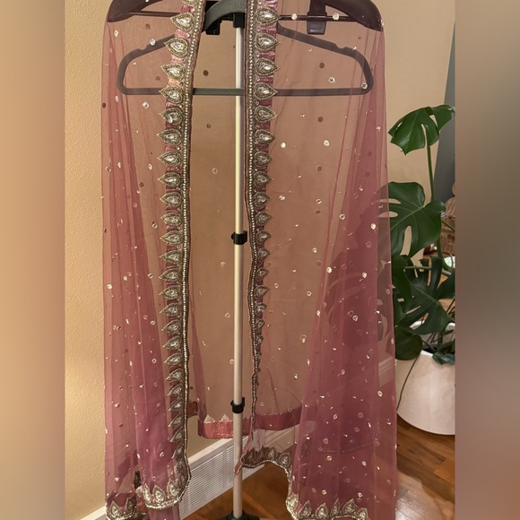 Gorgeous real crystal, handwork Pakistani Indian suit. Pics don’t do justice. - Picture 6 of 15